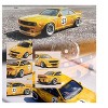 Nissan Silvia (S14) Boss RHD #23 Yellow "Rocket Bunny - SEMA Show 2015" 1/64 Diecast Model Car by Inno Models - 3 of 4