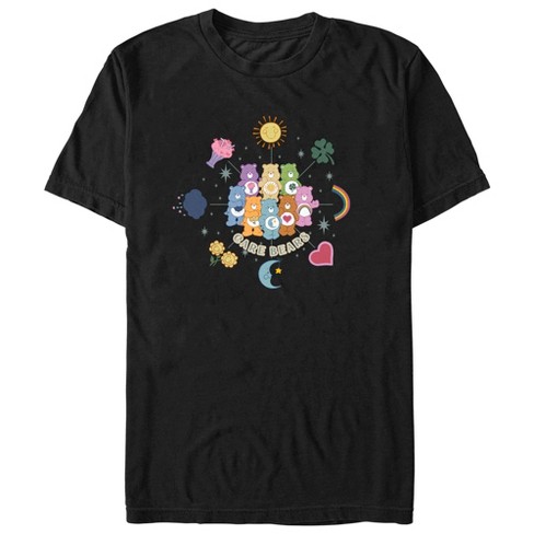 Men's Care Bears Bears Icons T-shirt - Black - Small : Target