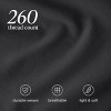 260 Thread Count Organic Cotton Percale Fitted Sheet by Bare Home - 4 of 4