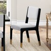 Dexmalle Set of 2 Modern Dining Chairs with Solid Wood Legs - 2 of 4