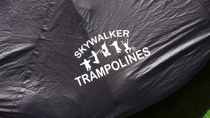 Skywalker Trampoline Accessory Weather Cover - Stone Gray (15&#39; Round), 2 of 8, play video