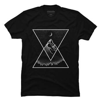 Men's Design By Humans Pyramidal Peaks By digsy T-Shirt