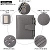 BEAFUP Women's Genuine Leather Wallet,Compact Size Wallet, RFID Blocking,with 14 Slots and 2 Zippered Pockets & Zipper Coin Pouch - 2 of 4