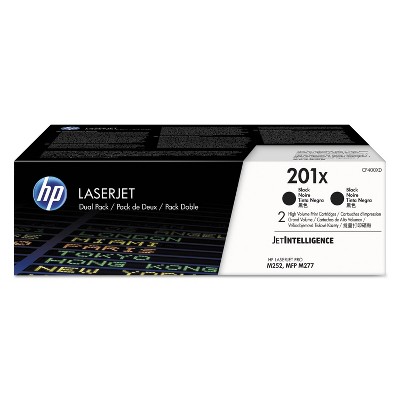  HP Inc. HP 201X (CF400X-D) 2-pack High Yield Black Original LaserJet Toner Cartridges CF400XD 