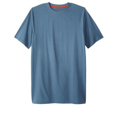 Boulder Creek by KingSize Men's Big & Tall Heavyweight Longer-Length Crewneck T-Shirt