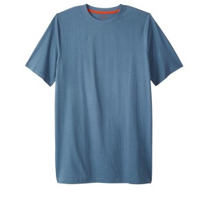 Boulder Creek by KingSize Men's Big & Tall Heavyweight Longer-Length Crewneck T-Shirt - 1 of 4