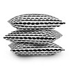 Striped Square Throw Pillow Black/White - Deny Designs - image 3 of 3