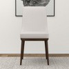 Mid-Century Dining Chairs, Set of 2 – Indoor/Outdoor Lounge Accent Chairs for Living Room, Bedroom, Patio - 3 of 4