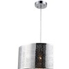 Chloe Lighting Sierra Farmhouse 1 Light Chrome Ceiling Pendant 15" Wide - 4 of 4