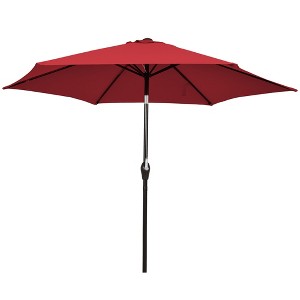 Tangkula 10 ft Patio Umbrella Market Table Umbrella Yard Outdoor w/ 6 Ribs - 1 of 4