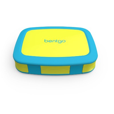 Bentgo Kids' Brights Leakproof, 5 Compartment Bento-Style Kids' Lunch Box - Citrus Yellow