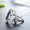 Fairy with Stars Wrap Ring for Women Sterling Silver Ginger Lyne Collection - 2 of 4