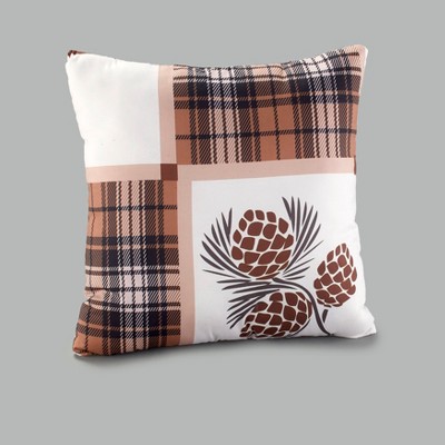 Lakeside Rustic Lodge Pillow - Decorative Accent Throw Pillow - Cabin Winter Bedding