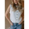 Women's Crochet Vest - MIOU MUSE - 4 of 4