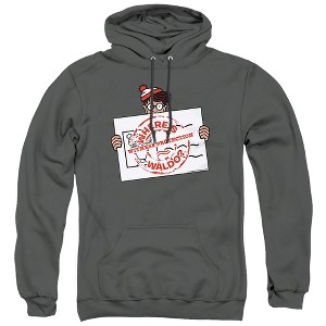 Wheres Waldo Witness Protection Adult Pull-Over Hoodie - 1 of 4