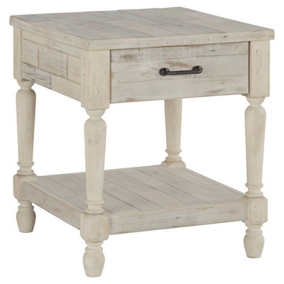 Shawnalore Rectangular End Table White - Signature Design by Ashley