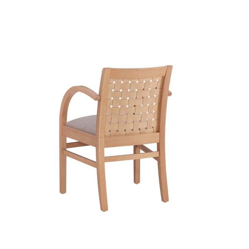 Sumpter Transitional Woven Armchair Natural - Linon, 6 of 10
