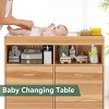 Dresser for Bedroom, with 6 Large Drawers & 2 Open Storage Compartments, Baby Dressers with Changing Table Top for Nursery - 3 of 4