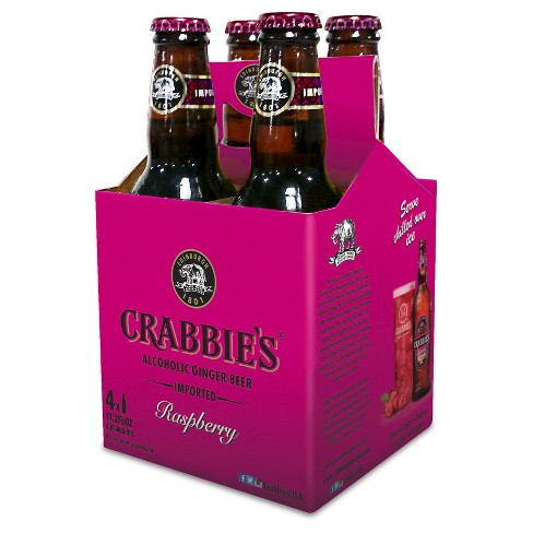 Crabbie's Raspberry Ginger Beer - 4pk/11oz Bottles - image 1 of 1