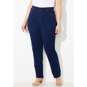 Catherines The Curvy Knit Jean - 1 of 4