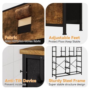 Dresser for Bedroom,Cloth Storage Tower with 12 Drawers,12 Drawers Storage Tower,Chest of Drawers with Bins,Steel Frame, - 1 of 4