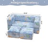 Hooseng Modular Sofa, Folding Game Sofa, Convertible Sofa Furniture, Lazy Boy Sofa, Foam Block Game Sofa for Game Rooms - 4 of 4