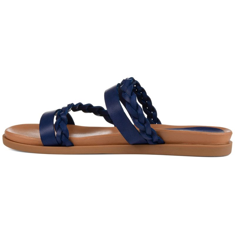 Journee Collection Womens Colette Slide Flat Sandals, 2 of 10