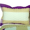 Slickblue Full/Queen Bedding Set, Vermicelli-Quilted Patchwork, Reversible, Quilt Set, Striped, 90.5"x90.5", 3PC - 2 of 4