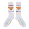 Wonder Woman Blue and Red Striped Mens Athletic Crew Socks - 3 of 4