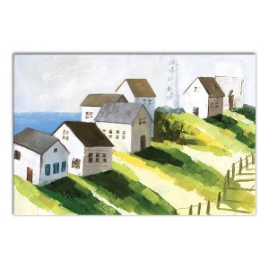 Creative Products Coastal Town 36 x 24 Canvas Wall Art - 1 of 4