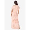 Roaman's Women's Plus Size Crochet Lace Maxi Dress - 3 of 4