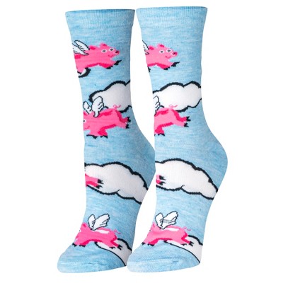 Crazy Socks, Women's, Graphic, Unique Designs, Crew Socks, Cute Silly Funny Cool