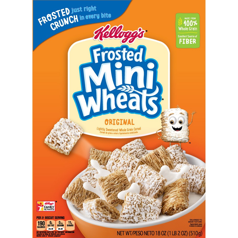 UPC 038000318290 product image for Kellogg's Bite Size Frosted Mini-Wheats Cereal 17 oz | upcitemdb.com