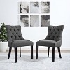 Modway Regent Dining Side Chair Fabric Set of 2 - Gray - 2 of 4