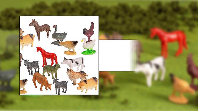 Big Mo's Toys Mini Farm Animals Party Pack - 100 pc, 2 of 10, play video