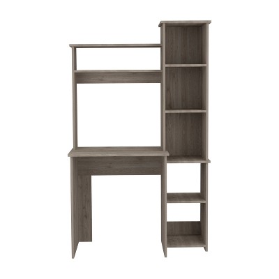 NicBex 38.7 Inch Computer Home Office Desk with 2 Superior Shelves and 5 Cubbies