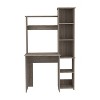 NicBex Writing Desk Computer Desk Table with 2 Superior Shelves&5Cubbies,Home Office Desks for Writing,Gaming,Home Workstation - 2 of 4