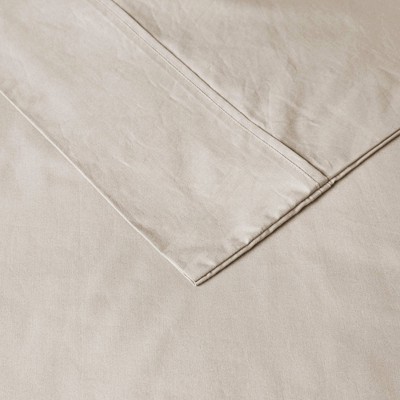 Full White Cotton Percale Sheet Set