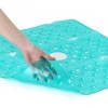 Carmoion Bath Mat Non-Slip Rubber Shower Mat with Drain Holes