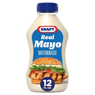 Kraft Real Mayonnaise Squeeze Bottle 12oz
