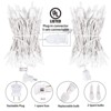 Itopfox 50 Warm White Christmas Lights, Clear Mini Incandescent Lights on White Wire, String Lights for Indoor Outdoor Holiday Decorations - 3 of 4
