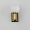 Maxim Lighting San Simeon 2 - Light Wall Light in  Black/Natural Aged Brass - 4 of 4