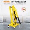 Engine Hoist, 2 Ton Hydraulic Cherry Picker - 4400LBS with Lever Stabilizer, 6 Swivel Casters, Adjustable Boom for Auto Repair - 2 of 4