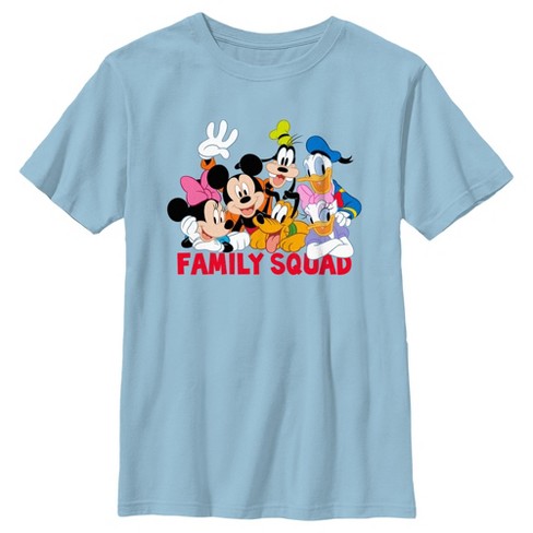 Boy s Mickey Friends Family Squad T shirt Target