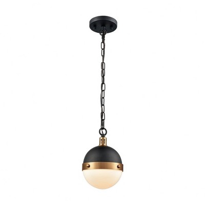 Elk Home Harmelin 1 - Light Pendant in  Matte Black