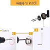 LunaLulinlk 2 Pack Towel Hooks, Matte Black SUS304 Stainless Steel Coat Robe Clothes Hook Modern Wall Hook Holder Black - 3 of 4