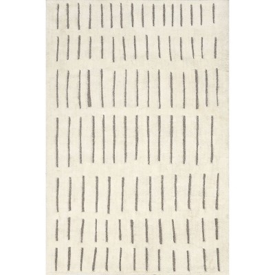 Nuloom Nalini Modern Striped High-Low Wool Indoor Area Rug