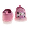 Disney Minnie Mouse Slip On Canvas Girls - Polka Dot No-Lace Design Everyday Wear Comfortable Durable Sole (Toddler – Little Kid) - 4 of 4