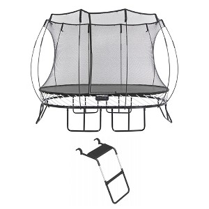 Springfree Trampoline Kids Outdoor Medium Oval 8 x 11 Foot Trampoline with Enclosure & FlexrStep V2 Ladder Accessory for Springfree Trampolines - 1 of 4