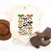 Simply Sage Market Coquette Colorful Halloween Bows Garment Dyed Tee - 3 of 4